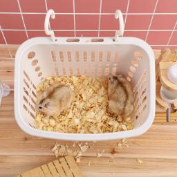 Cesta Pendurada para Pequenos Animais, Gaiola de Hamster, Casa de Rato, Ninhos para Pet, Chinchilla Cage, Brinquedo, 2 PCs - Image 2