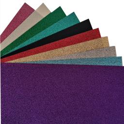 100 pçs 250gsm glitter cartolina papel-brilho artesanato papel a4 grosso colorido artesanato natal dia dos namorados caixa de presente embrulho diy - Image 6