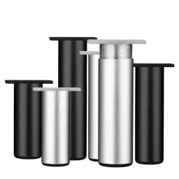 Ajustável espessado alumínio liga pés, Metal Móveis pernas, TV Cabinet Support, cama, pé sofá com parafusos, 6-40cm, 1Pc - Image 2