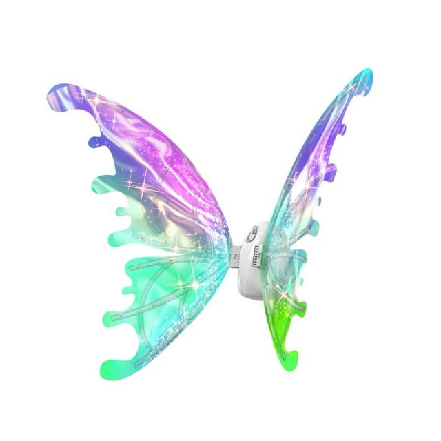 Asas de Borboleta e Elfo com LED para Fantasia de Halloween - Acessório Mágico para Crianças, Cães e Gatos