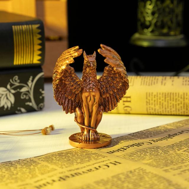 Estatueta Mitológica de Bruce em Resina para Decoração de Desktop e Presentes Artisanais