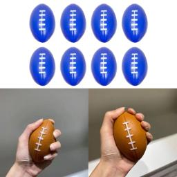 Mini PU Foam Rugby Ball para Stress Relief, Esponja Squeeze para Futebol, Ansiedade Training, Tênis para crianças, Treinamento de beisebol, 12Pcs - Image 2