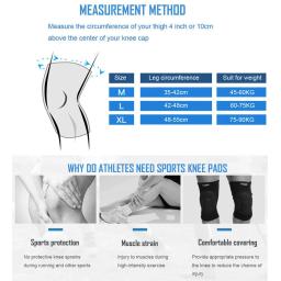 Joelheiras Espessadas para Esportes, Joelheira Protetora, Futebol, Voleibol, Extremo, Esqui, Fitness, Suporte para Joelho, Ciclismo, 1 Par - Image 2