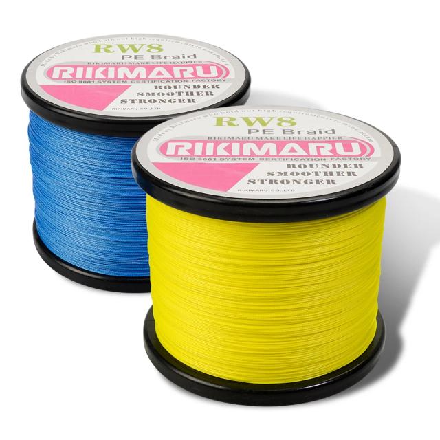 Rikimaru RW8 Linha de Pesca Trançada 1000m PE Premium