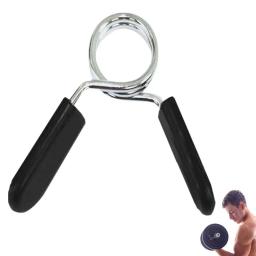 Halteres de fitness halteres halteres halteres halteres halteres halteres halteres da aptidão do grampo da mola do halterofilismo do halterofilismo de safty - Image 4