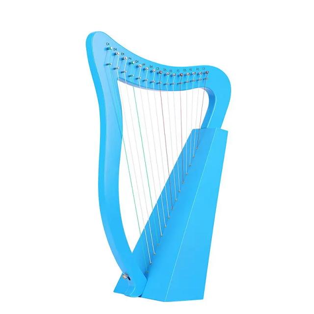 Piano Lira Portátil de Madeira com 23 e 19 Cordas - Harpa Musical de Alta Qualidade