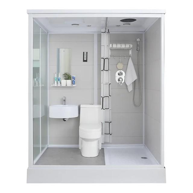 Banheiro Modular Pré-Fabricado com Chuveiro para Hotéis de Luxo