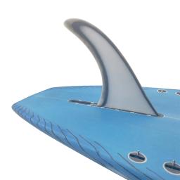 Surf Fin Surfboard Fins, Surf Acessórios, aleta única, fibra de vidro, cor branca, 9 Polegada - Image 2