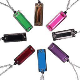 Harmonica portátil para crianças, Mini, instrumentos musicais, 4 furos, 8 tons, cor aleatória, presentes, 1pc - Image 5