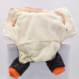 Macacão Forrado com Velo Térmico, Roupas de inverno com capuz, Casaco impermeável para cães pequenos, Yorkie Chihuahua, Roupas de clima frio - Image 5