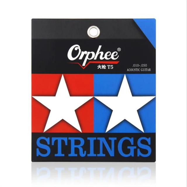 Orphee Lançamento: Cordas de Guitarra Acústica Fire Lock com Revestimento Duplo Antiferrugem para Alto Desempenho