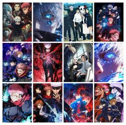 Anime Jujutsu Kaisen Gojo Satoru Diamante Bordado Pintura, Cartoon TV Series, Ponto Cruz Kits, Mosaico Imagem, Artesanato Home Decor - Image 1