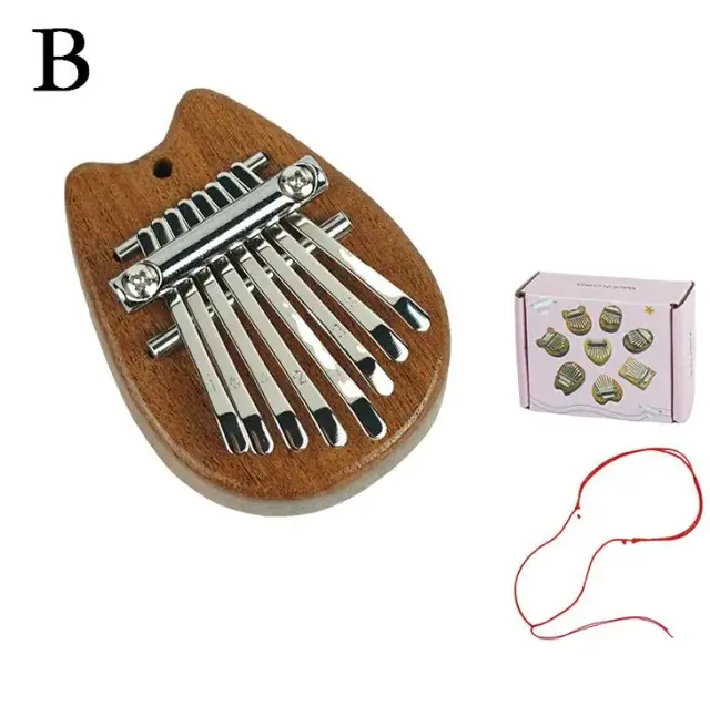 Kalimba 8 Notas Portátil de Acrílico: O Presente Musical Perfeito para o Natal