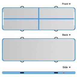 Ginástica Tumbling Mat com bomba de ar Inflável Air Track, Cheerleading Training Mat, Uso Doméstico - Image 5