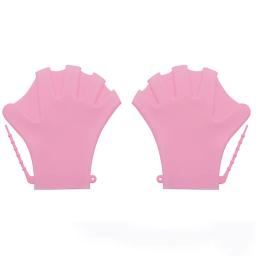 Silicone nadadeiras para adultos e crianças, nadadeiras de mergulho ajustáveis, luvas de natação, prática - Image 6