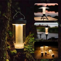 Portátil Camping lanterna semelhante a Zane arts/ZIG LT003 Lanternas LED impermeável recarregável atmosfera luz lâmpada de trabalho tenda - Image 3