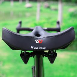West bike-sela confortável e ergonómica bicicleta, assento mtb, amortecedor, confortável, acessórios de mountain bike - Image 2