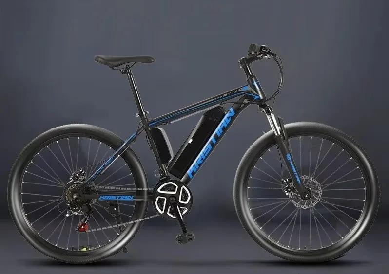 Bicicleta elétrica de lítio elétrica de montanha de 26 polegadas para adultos de velocidade variável off-road mountain bike - Image 1