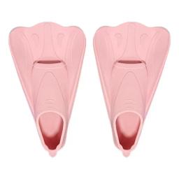 Nadadeiras para Crianças, Barbatanas de Mergulho Macias para Mergulho com Snorkel, Barbatanas de Treinamento para Natação Infantil, Essenciais para o Treinamento de Natação de Meninos e Meninas - Image 1