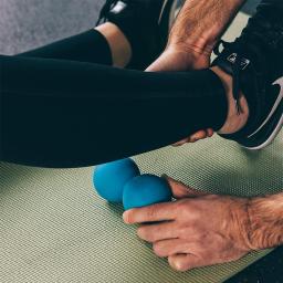 Double Lacrosse Massage Ball, Mobility Ball para fisioterapia, Deep Tissue Massage Tool para liberação miofascial - Image 4