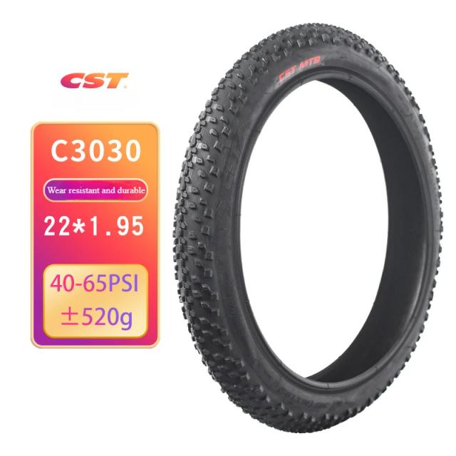 CST C3030 Pneu de Bicicleta 20x2.125 22x1.95 MTB Infantil 16 Polegadas