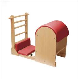 -2024 base de madeira para ioga, com placa, equipamento de couro de microfibra, madeira de bordo, pilates, escada ajustável, barril - Image 6