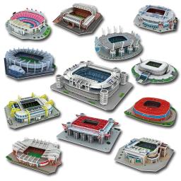 Campo De Futebol Em miniatura 3D DIY Puzzle, Estádios Mundialmente Famosos Modelos, Jogo De Futebol, Brinquedos Periféricos, Fãs Presentes De Aniversário, DDJ - Image 2