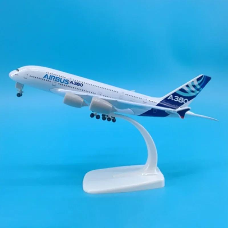 Alloy Prototype Airlines Aviões para Meninos, Modelo de aeronave, Adulto, Escritório Presente, 20cm, Escala 1:400, A340, A320NEO, A380 - Image 1