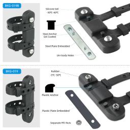 Bicicleta Garrafa Suporte Mount Adapter, Silicone MTB Bike Kettle Stand Base, amplamente utilizado no guidão, Quadro de tubo de espigão - Image 3