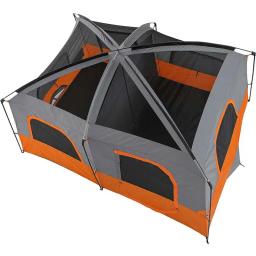 Família impermeável grande barracas de acampamento, Tenda ao ar livre, 2 quartos e 1 salão, 12 pessoas, Venda - Image 4