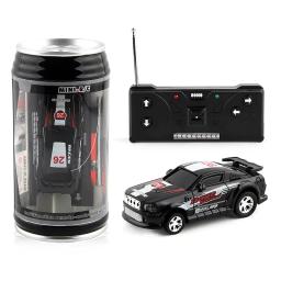 Mini lata mini latas carro rc bateria operado veículo de corrida de controle remoto de plástico com roadblocks micro carro de corrida para crianças meninos - Image 5
