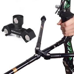 Nika-Aluminium Alloy Archery Estabilizador Anexo, liberação rápida V Bar, conector arco recurvo - Image 1