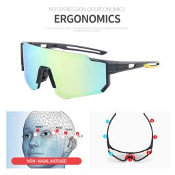 Polarizado óculos de ciclismo 2022 oculos de ciclismo de sol feminino masculino esportes ao ar livre da bicicleta eyewear mountain road mtb bicicleta uv400 óculos de equitação - Image 3