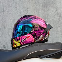 Capacetes de motocicleta para homem e mulher usar lente dupla locomotiva capacetes cascos para capacete da motocicleta - Image 3