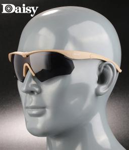 Óculos de segurança tático com lente intercambiável, Outdoor Proteção UV Goggles, Caça, Airsoft, Tiro, Caminhadas, 3 Lens - Image 4