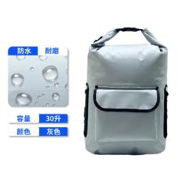 Mochila de pesca ao ar livre à prova d'água material PVC praia surf bolsa de ombro Y238 - Image 6