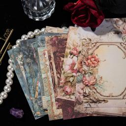 Mr.Paper-Vintage Journal adesivos decorativos, material barroco, jardim, 30pcs - Image 1
