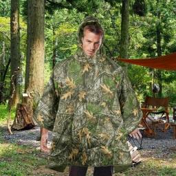 Saco de dormir macio Wearable, capa, poncho, acampamento, pesca, exterior, cobertor, inverno - Image 3