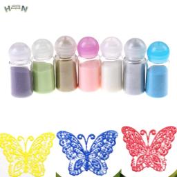 10ML DIY Brilhante Cor Embossing Pigmento Stamping Scrapbooking Artesanato Metálico Pintura Gravar Pó Venda Quente - Image 2