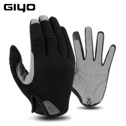 Luvas de ciclismo para homens e mulheres, bicicleta, ginásio, bicicleta, MTB, dedo longo completo, tela de toque - Image 1
