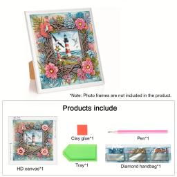 DIY Photo Frame Kit para Decoração de Parede, 5D Forma Especial, Arte para Iniciantes, Kits de Pintura, Presente - Image 2