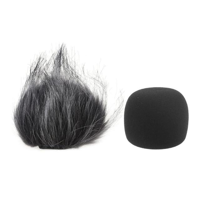 Capa Protetora de Espuma para Microfone - Filtro de Vento Furry para Gravador Zoom H1