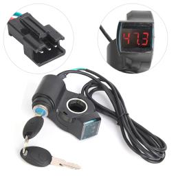Thumb Throttle Com Bloqueio Com Chave, Bateria Digital, Display De Tensão, Power Display, E-Bike - Image 2