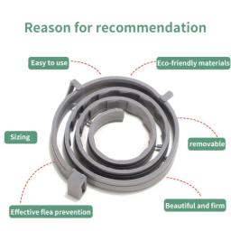 Colar anti-pulgas extensível para animais de estimação, colar anti-pulgas e tick, filhotes e gatos personalizados, anti-pulgas para cães grandes - Image 2