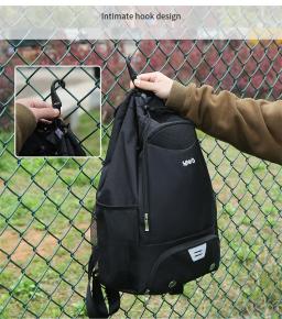Saco de ginástica com cordão para homens e mulheres, mochila de basquete, treino molhado, fitness, futebol, esportes, escola, meninos - Image 2