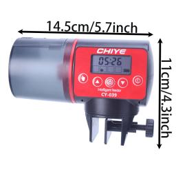 Alimentador automático de peixes para aquário Alimentador de tanques de peixes Temporizador de férias Dispenser ajustável - Image 3