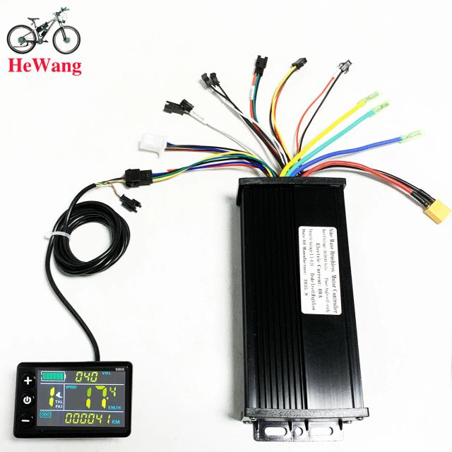 Controlador de Onda Senoidal 40A 2000W para E-bike com Display LCD S866