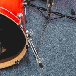 Peças duráveis instrumento de percussão, pernas criativas, kit de Bateria, alta qualidade Stands, prata acessórios, 2 pcs - Image 2