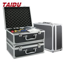 TAIDU-Tattoo Carrying Case com Locker, Tatuagens Tool Box, Material ABS resistente, Liga de alumínio - Image 1