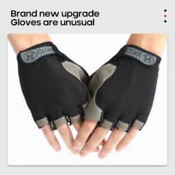 Anti-derrapante Luvas Fingerless Luvas Luvas Luvas Luvas Táticas Luvas de Ciclismo dos homens das mulheres Respiráveis Equipamento - Image 4